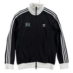 Hawaii Rainbow Warriors Jacket Mens Medium Black NCAA Football Adidas Track Slim